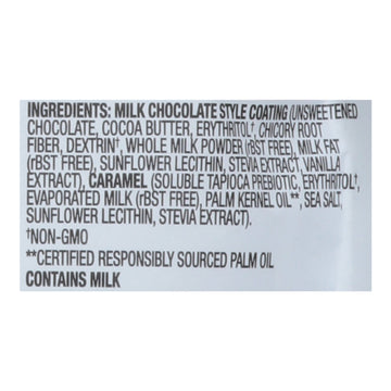 Lilys - Crmls Milk Chocolate Stle Stevia - Case Of 12 - 3.5 Oz - Maras Green
