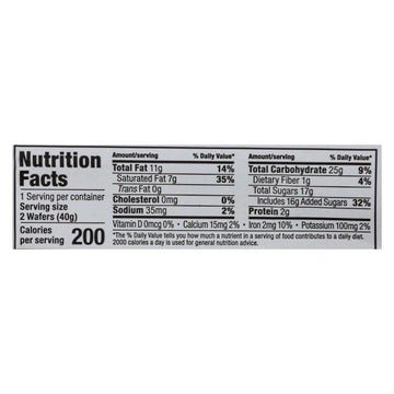 Little Secrets Crispy Wafer - Peanut Butter In Dark Chocolate - Case Of 12 - 1.4 Oz. - Maras Green