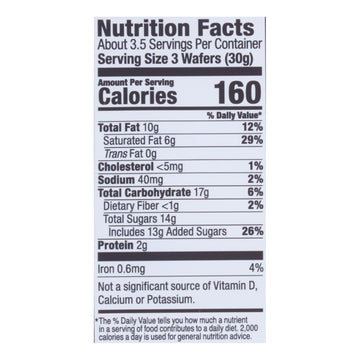 Little Secrets - Crispy Wafrs Milk Chocolate Sea Salt - Case Of 6 - 3.5 Oz - Maras Green