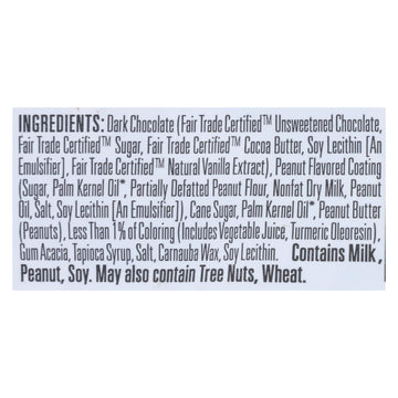 Little Secrets Dark Chocolate Candies - Peanut Butter - Case Of 8 - 5 Oz. - Maras Green