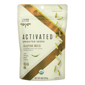 Living Intentions Organic Sprouted Seeds - Sunflower And Greens - Case Of 6 - 8 Oz. - Maras Green