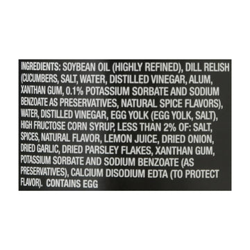 Louisiana Tartar Sauce - Case Of 12 - 10.5 Oz - Maras Green