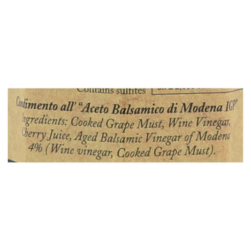 Lucini Italia Dark Cherry Balsamic Artisan Vinegar - Case Of 6 - 8.5 Fl Oz. - Maras Green
