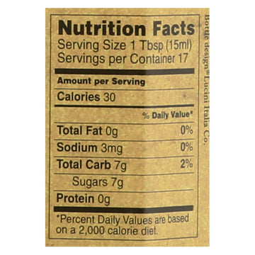 Lucini Italia Savory Fig Balsamic Artisan Vinegar - Case Of 6 - 8.5 Fl Oz. - Maras Green