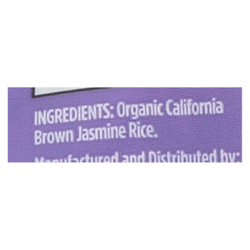 Lundberg Family Farms Brown Jasmine Rice - Case Of 6 - 2 Lb. - Maras Green