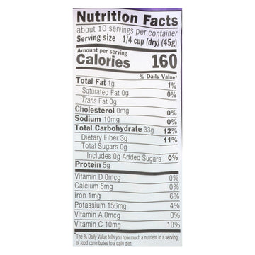 Lundberg Family Farms Organic Rice - Black Pearl - Case Of 6 - 1 Lb. - Maras Green