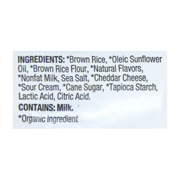 Lundberg Family Farms - Rice Ck Mini Wht Ched - Case Of 6 - 5 Oz - Maras Green