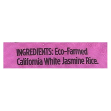 Lundberg Family Farms White Jasmine Rice - Case Of 6 - 2 Lb. - Maras Green