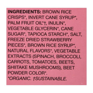 Made Good - Crispy Sqrs Straw - Case Of 6 - 4.68 Oz - Maras Green