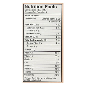 Made Good Crispy Squares - Chocolate Chip - Case Of 6 - 4.68 Oz. - Maras Green