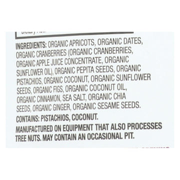 Made In Nature Figgy Pops - Cranberry Pistachio - Case Of 6 - 4.2 Oz - Maras Green