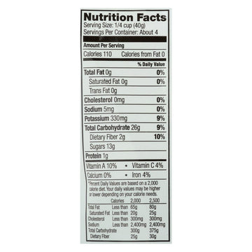 Made In Nature Plums Organic Dried Fruit - Case Of 6 - 6 Oz - Maras Green