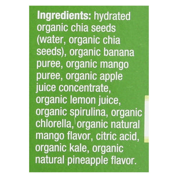 Mamma Chia Squeeze Vitality Snack - Green Magic - Case Of 6 - 3.5 Oz. - Maras Green
