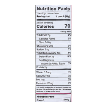 Mamma Chia Squeeze Vitality Snack - Strawberry Banana - Case Of 16 - 3.5 Oz. - Maras Green