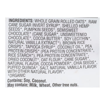 Manitoba Harvest - Granola Hemp Dark Chocolate - Case Of 6 - 10 Oz - Maras Green