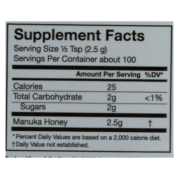 Manukaguard Medical Grade Manuka Honey - 8.8 Oz - Maras Green