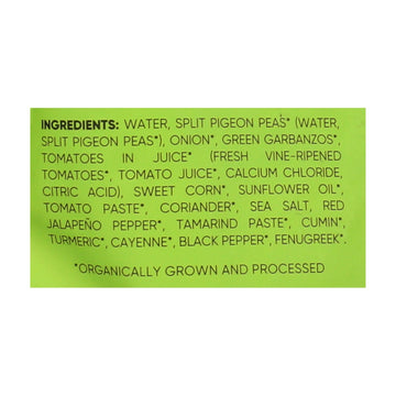 Maya Kaimal - Organic Everyday Dal - Green Garbanzo Corn Coriander - Cs Of 6 - 10 Oz - Maras Green