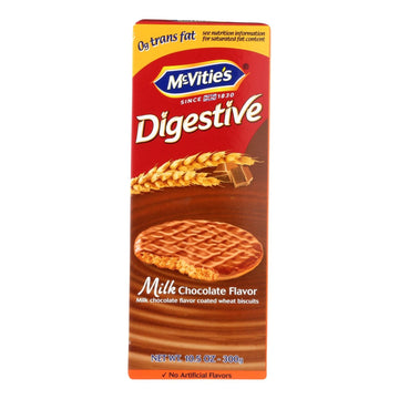 Mcvities Milk Chocolate Digestives - Case Of 12 - 10.5 Oz. - Maras Green