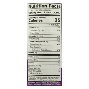 Meyenberg Evaporated Goat Milk - Case Of 12 - 12 Fl Oz. - Maras Green