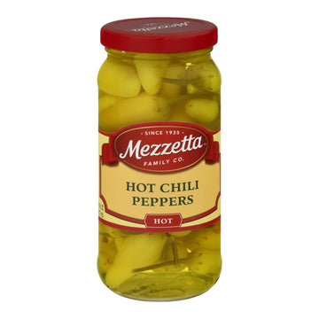 Mezzetta Hot Chili Peppers - Case Of 6 - 16 Oz. - Maras Green