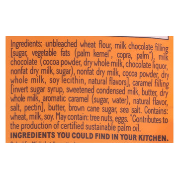 Michel Et Augustin - Cookie Mk Chocolate Caramel Shbrd - Case Of 6 - 4.9 Oz - Maras Green