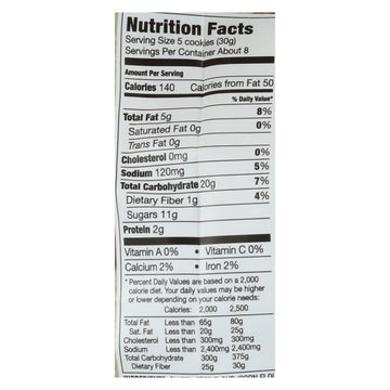 Midel Cookies - Ginger Snaps - Case Of 8 - 8 Oz - Maras Green