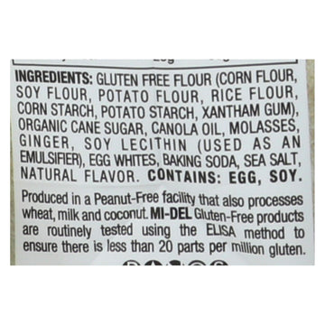 Midel Cookies - Ginger Snaps - Case Of 8 - 8 Oz - Maras Green