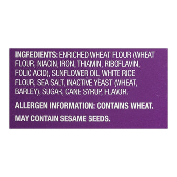 Miltons - Cracker Crispy Sea Salt - Case Of 8 - 6.8 Oz - Maras Green