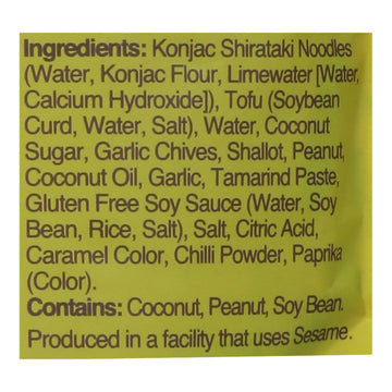 Miracle Noodle - Rte Meal Pad Thai - Case Of 6 - 9.9 Oz - Maras Green