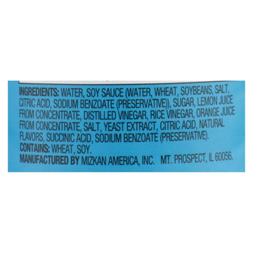 Mizkan - Soy Sauce Ponzu Citrus - Case Of 6 - 12 Oz - Maras Green