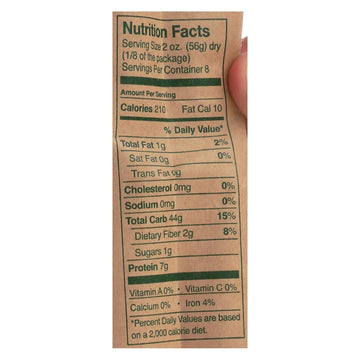 Montebello Organic Pasta - Capellini - Case Of 12 - 1 Lb. - Maras Green