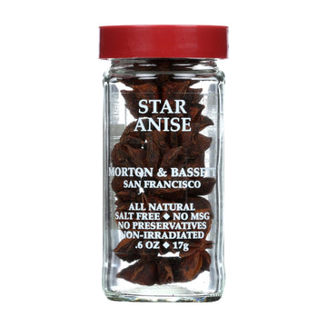 Morton And Bassett Seasoning - Star Anise - .6 Oz - Case Of 3 - Maras Green