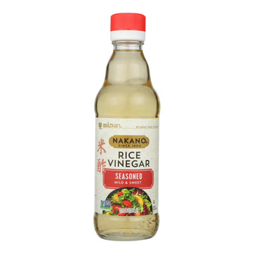 Nakano Seasoned Rice Vinegar - Case Of 6 - 12 Fl Oz. - Maras Green
