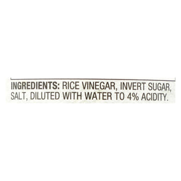 Nakano Seasoned Rice Vinegar - Case Of 6 - 12 Fl Oz. - Maras Green