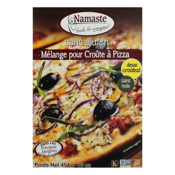 Namaste Foods Gluten Free Pizza Crust - Mix - Case Of 6 - 16 Oz. - Maras Green