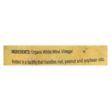 Napa Valley Naturals Organic White Wine - Vinegar - Case Of 12 - 12.7 Fl Oz. - Maras Green