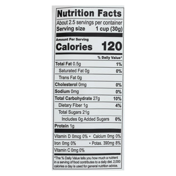 Natierra Organic Freeze Dried Raw - Banana - Case Of 12 - 2.5 Oz. - Maras Green