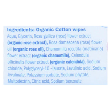 Natracare Organic Cotton Intimate Wipes - 12 Wipes - Case Of 12 - Maras Green