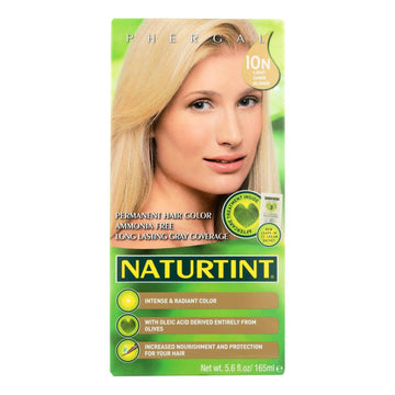 Naturtint Hair Color - Permanent - 10n - Light Dawn Blonde - 5.28 Oz - Maras Green