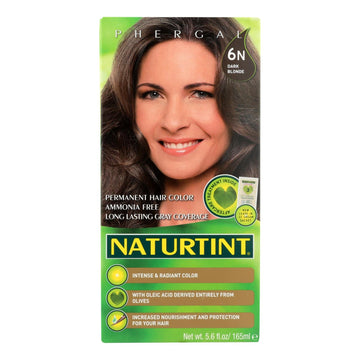 Naturtint Hair Color - Permanent - 6n - Dark Blonde - 5.28 Oz - Maras Green
