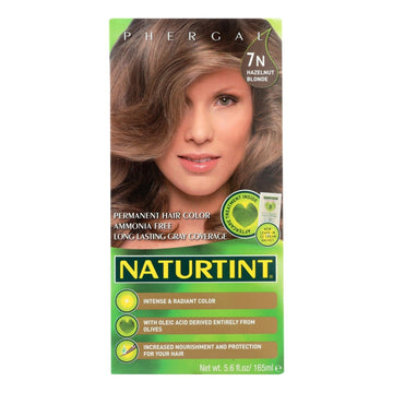 Naturtint Hair Color - Permanent - 7n - Hazelnut Blonde - 5.28 Oz - Maras Green