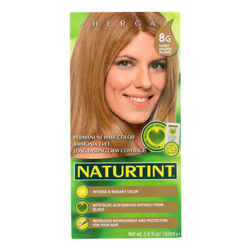 Naturtint Hair Color - Permanent - 8g - Sandy Golden Blonde - 5.28 Oz - Maras Green