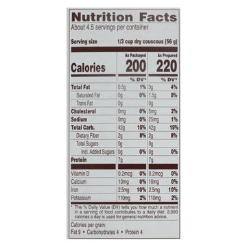 Near East Couscous Mix - Case Of 12 - 10 Oz. - Maras Green