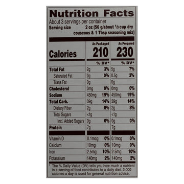 Near East Couscous Mix - Toasted Pine Nut - Case Of 12 - 5.6 Oz. - Maras Green