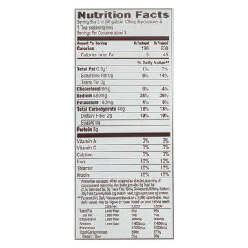 Near East Couscous Mix - Wild Mushroom And Herb - Case Of 12 - 5.4 Oz. - Maras Green