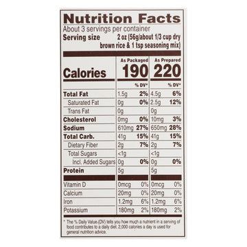 Near East Pilaf Brown Rice - Brown - Case Of 12 - 6.17 Oz. - Maras Green