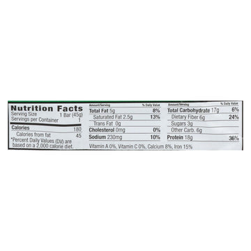 Nugo Nutrition Bar Nugo Slim Bar - Chocolate Mint - Case Of 12 - 1.59 Oz - Maras Green