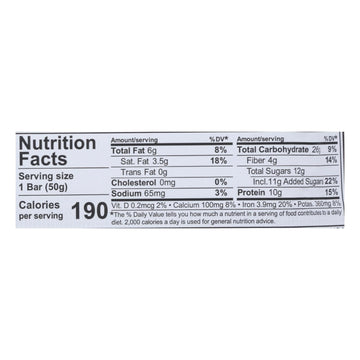 Nugo Nutrition Bar - Organic Double Dark Chocolate - 1.76 Oz - Case Of 12 - Maras Green