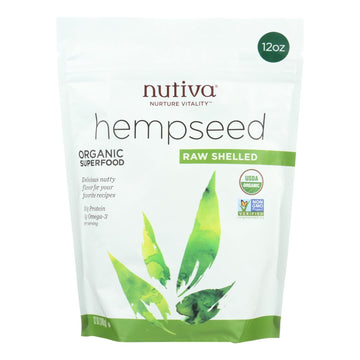 Nutiva Hempseed - Organic - Shelled - 12 Oz - Maras Green