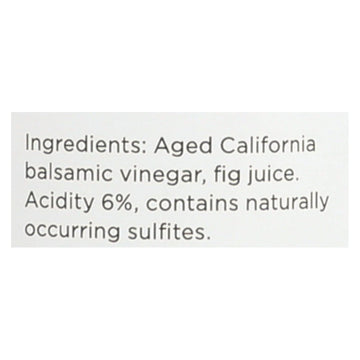 O Olive Oil Fig Balsamic Vinegar - Case Of 6 - 10.1 Fz - Maras Green